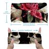 1 Pack Rose Art Skeleton-1236 Elastic Soft Fabric Non-Slip Women's Fashion Headbands - Soft, Wide, and Stylish for All Occasions view 3
