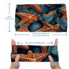 1 Pack Art Starfish-963 Elastic Soft Fabric Non-Slip Women's Fashion Headbands - Soft, Wide, and Stylish for All Occasions view 3
