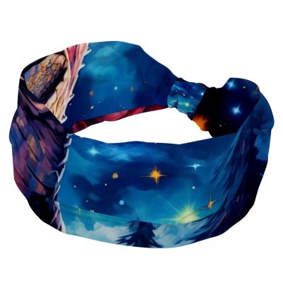 1 Pack Headbands for Women Non Slip Elastic Sports Hair Bands for Women, Soft Cloth Headband for Workout Yoga Fashion Hair Accessories,Colored Dinosaur-215