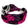 1 Pack Rose Art Skeleton-1275 Elastic Soft Fabric Non-Slip Women's Fashion Headbands - Soft, Wide, and Stylish for All Occasions view 1