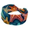 1 Pack Wide Headbands For Women Elastic Headband Art Starfish-955 Head Bands Women's Hair Band Turban Workout Soft Sweat Hairband Accessories view 1
