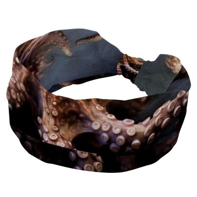 1 Pack Wide Headbands For Women Elastic Headband Octopus Art-1573 Head Bands Women's Hair Band Turban Workout Soft Sweat Hairband Accessories