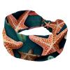 1 Pack Wide Headbands For Women Elastic Headband Art Starfish-988 Head Bands Women's Hair Band Turban Workout Soft Sweat Hairband Accessories view 1