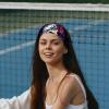 1 Pack Headbands for Women Non Slip Elastic Sports Hair Bands for Women, Soft Cloth Headband for Workout Yoga Fashion Hair Accessories,Rose Art Skeleton-1250 view 2