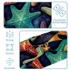 1 Pack Art Starfish-951 Elastic Soft Fabric Non-Slip Women's Fashion Headbands - Soft, Wide, and Stylish for All Occasions view 4