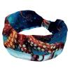 1 Pack Octopus Art-1593 Elastic Soft Fabric Non-Slip Women's Fashion Headbands - Soft, Wide, and Stylish for All Occasions view 1