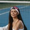 1 Pack Rose Art Skeleton-1227 Elastic Soft Fabric Non-Slip Women's Fashion Headbands - Soft, Wide, and Stylish for All Occasions view 2