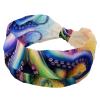 1 Pack Wide Headbands For Women Elastic Headband Octopus Art-1582 Head Bands Women's Hair Band Turban Workout Soft Sweat Hairband Accessories view 1
