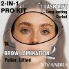 2-IN-1 Lash Lift & Brow Lamination Kit  Professional Kit for Fuller Brows & Long-Lasting Curled Lashes, Salon-Quality Eyelash Lift & Eyebrow Lamination DIY at Home with Easy Instructions view 2