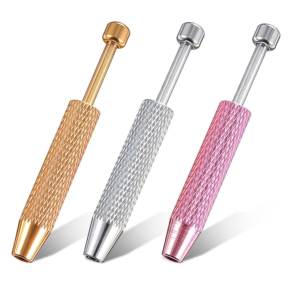 Matwsec 3 Pcs Piercing Ball Grabber Tool 4 Claw Piercing Assistant Pen Piercing Ball Gripper Jeweler's Pick Up Tools Gem Pearl Piercing Removal Tools for Tiny Objects IC Chips Electronic Components
