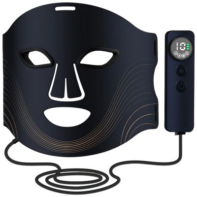 7-Color Led Facial Device, Red Light Therapy Mask, Portable Rejuvenation Tool, Home Use Beauty Skincare Machine for Face