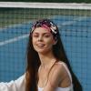 1 Pack Rose Art Skeleton-1239 Elastic Soft Fabric Non-Slip Women's Fashion Headbands - Soft, Wide, and Stylish for All Occasions view 2