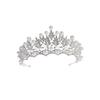 NOLITOY Pearl Wedding Crown Hairband for Bride and Bridesmaids Elegant Bridal Tiara Hair Decor for Wedding Prom Party Delicate Crystal Pearl Headpiece Accessory view 1