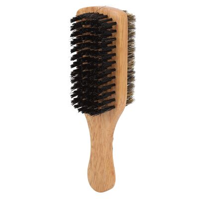 Double Sided Beard Brush, Beard Comb, Easy to Control Hair Brush Beard Brushes Ergonomic Double Sided, Imitation Mustache Brush for Men and Short Hair