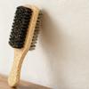Double Sided Beard Brush, Beard Comb, Easy to Control Hair Brush Beard Brushes Ergonomic Double Sided, Imitation Mustache Brush for Men and Short Hair view 2