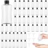 100 Ml Clear Plastic Travel Size Containers, Portable Leak Proof Squeeze Bottles Refillable Empty For Liquid Lotion Shampoo, 50 Pcs Travel Bottles With Flip Cap view 1