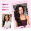 Flvaco Curly Clip In Hair Extensions, 4PCS 16 Inch Light Brown Extensions Clip Ins Lace Weft Short Curly Invisible Natural Hairpieces for Women view 2