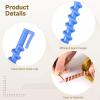 Hair Wave Curlers Kit, 100 Pcs Perm Rods, Styling Curling Rods Of Plastic Material For Custom Hairstyles, Heatless Perm Rods For Long Hair, Random Colors view 4