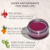 DAUGHTER. EARTH Vegan Lip and Cheek Tint | Matte Natural Blush for Women | Lip Tint with Vitamin E | Nourishing Cheek Tint - Fonc Red (Maroon) view 3