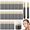 60 Pcs Eyelash Extension Cleansing Brush, Lash Shampoo Brushes With Clear Container, Soft Makeup Brush, 3.7 X 0.4 In Dense Bristle Cosmetic Brushes For Highlight Blush Shadow view 2