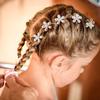 10 daisy pearl designs, sweet, bangs clip, decorative hair clip,white view 4