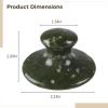 Gua Sha Hot Jade Stone, Body & Face Massage Tool, Smooth Green Roller With Jade Craft, Relaxation For Every Area view 4