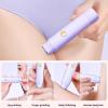 Electric Shaver - Rechargeable Wet Dry Hair Trimmer for Smooth Skin, Portable Epilator with Gentle Grooming Function, Body Groomer for Travel, Gym, Swimming, Summer Date and Women view 3