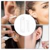 Reusable Ear Swabs - Washable Silicone Swab, Portable Cleaner | Sustainable Eco Friendly Convenient Tool, Ear Cleaning Swabs with Travel Case Holder for Makeup Hygiene Personal Care Bathroom Kit view 4