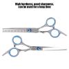 12pcs Professional Hair Cutting Scissors Kit with Stainless Steel Shears, Cape, Clips and Combs Set for Hairdressers and Home Use view 2