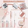 30 Pcs Inspirational Manicure Kit Bulk Nail Clipper Tools You're Awesome Reminder Appreciation Gifts for Women Employee Coworker Friends Sisterhood Christmas Party Favors (Rose Gold)(You Are Awesome) view 3