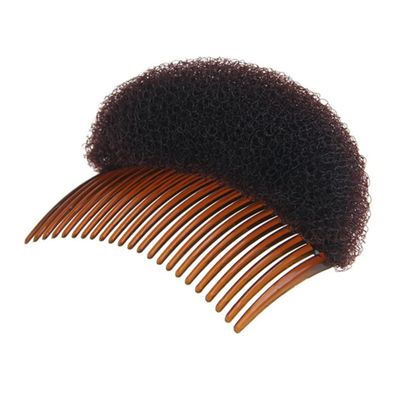Hai pad hair comb, 1PC Volume Hair Styling Clip Bun Maker Insert Tool Multifunctional Accessories With Comb For Instantly Hairstyle(Brown)
