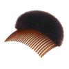 Hai pad hair comb, 1PC Volume Hair Styling Clip Bun Maker Insert Tool Multifunctional Accessories With Comb For Instantly Hairstyle(Brown) view 1