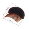 Hai pad hair comb, 1PC Volume Hair Styling Clip Bun Maker Insert Tool Multifunctional Accessories With Comb For Instantly Hairstyle(Brown) view 4