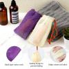 2 Pack Soap Bags Soap Savers for Bar Soaps Exfoliating Net Mesh for Shower Holder Shampoo Bar Pouch Mesh Foaming Bag for Bath and Shower(2 Colors, 5.5 x 3.5 In) view 3