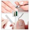 3Pcs/Set Eagle Beak Nail Clippers, Anti-Splash Stainless Steel Slanted Nail Clippers with Storage Box, Rust-Resistant Home Essentials Green view 3