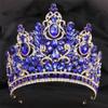 Big Crystal Crown for Women Girls Wedding Bride Bridal Crown and Tiaras Party Headband Crown view 4