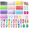 100Pcs Hair clips for Girls and 600Pcs Pipe Cleaners for Craft view 2
