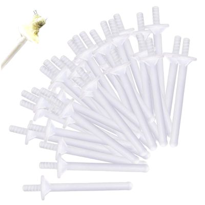 60Pcs Nose Wax Sticks Safe PP Plastic Effective Nose Hair Wax Kit for Women Men Nostril Cleaning Sticks