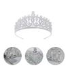Bridal Crown Zircon Crown Crystal Tiara Princess Elegant Crown Women Rhinestone Tiara Bridal Wedding Ball Birthday Part view 2