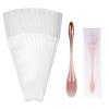 70 Pcs Makeup Brush Cover kit Reusable Mesh Net Makeup Brush Cover Expandable 60 Pcs Lightweight and Durablility Make up Brushes Pouch10 Pcs for Travel Storage view 1