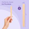 150 Wooden Wax Stick  Applicator Sticks for Hair Removal  Disposable Popsicle & Craft Sticks  Professional Salon & Home Supplies  For Hot Wax, Hard Wax, Stripless & Brazilian Treatments view 2