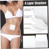 50Pcs Castor Oil Belly Button Patch, Self Adhesive Belly Button Patch, Breathable Cotton Essential Oil Wraps for Exercise, Reading, Work view 3