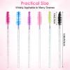 1200 Pcs Disposable Mascara Wands, Eyelash Brushes Spoolies, Mascara Applicators for Lash Extension & Eyebrow, 3.8 x 1 Inch (6 Colors) view 2