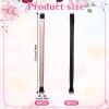 12 PCS Eyeshadow Smudge Brush Bulk 2 in 1 Eyeshadow Double Head Ended Concealer Brush Soft Firm Makeup Applicator for Blending Liner(Rose Gold+black) view 2