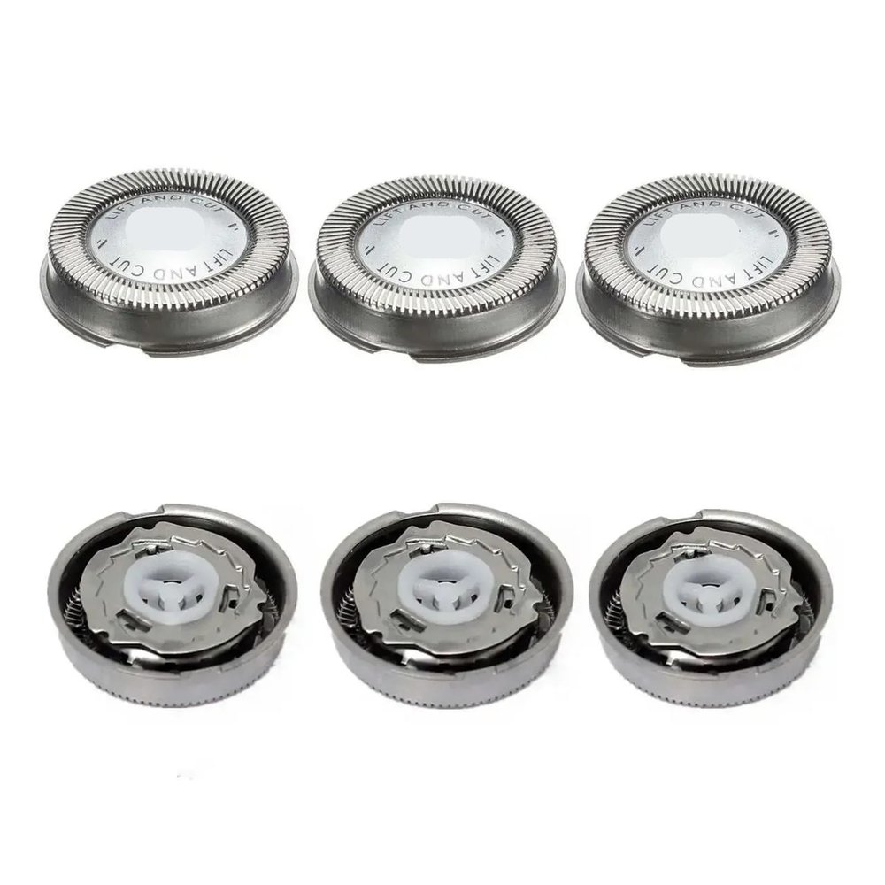 3Pcs Compatible For Philips HQ4 HQ58 HQ56 HQ80Razor Blade Replacement