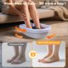SPATOES Ionic Foot Detox Machine 3.0, Foot Spa at Home detox, Ion Detox Foot Bath Cleanse Machine to Remove Toxins -2 Arrays, 15 Disposable Foot Bath Liners, Detox Sea Salt, Upgraded Durable Basin view 3