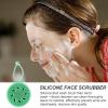 Silicone Face Brush  Super Soft Silicone, Facial Cleansing Tool, Manual Exfoliator | Gentle Soft Bristle Scrub Brush for Deep Pore Cleaning, Skincare Routine, Oil Control, Face Wash view 3