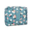 JSFZM Cosmetic Bags Cosmetic Bag Portable 3 Layers Makeup Organizer Bag Mesh Divider Cosmetic Cases Toiletries Pouch Travel Storage Tools Wash Bags for Storing Cosmetics(Blue Daisy) view 1