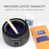 NEOMANN Waxer II LAV Brazilian & Bikini Waxing Kit Lavender  Hard Wax Lavende Beads, Pre & Post Wax Care, and Applicator Sticks for Face, Body, and Underarms Hair Removal view 2