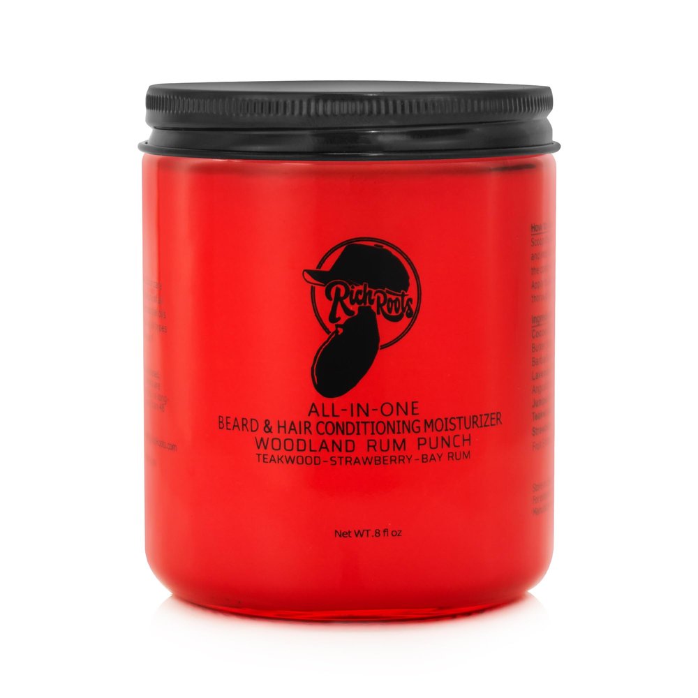 Rich Roots Beard & Hair Conditioning Moisturizer (Woodland Rum Punch) 8 Fl Oz